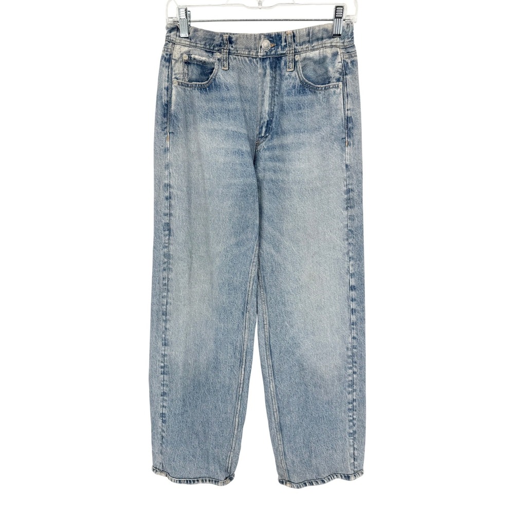rag & bone Light Blue Wide Leg Jeans - Picture 4 of 14